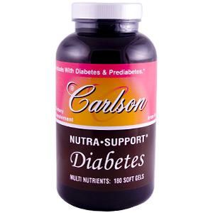 Nutra Support Diabetes (180 capsules) Carlson Labs